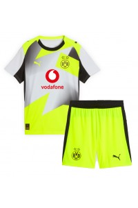 Fotbalové Dres Borussia Dortmund Dětské Venkovní Oblečení 2025-26 Krátký Rukáv (+ trenýrky)